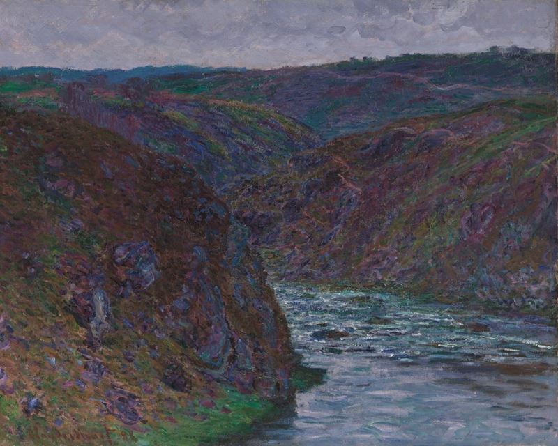 Creuse Vadisi (Gri Gün), 1889 resmi