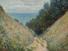 Show Road at La Cavée, Pourville, 1882 details