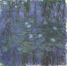 Show Blue Water Lilies, 1916-1919 details