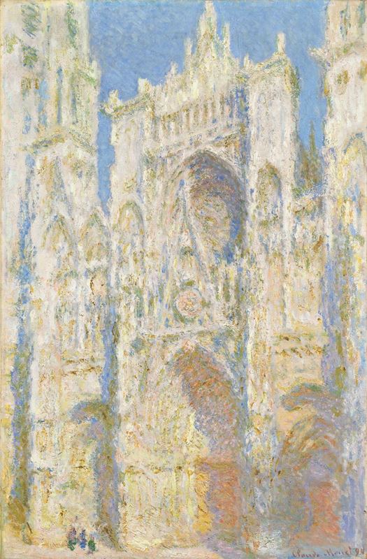 Rouen Katedrali, Batı Cephe, Güneş Işığı, 1894 resmi