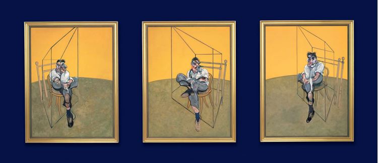 Lucian Freud'un üç çalışması “Three Studies of Lucian Freud”, Francis Bacon, 1969. picture