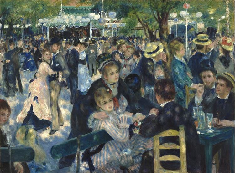 Le Moulin de la Galette’de Balo “Bal du moulin de la Galette”, Renoir, 1876. picture