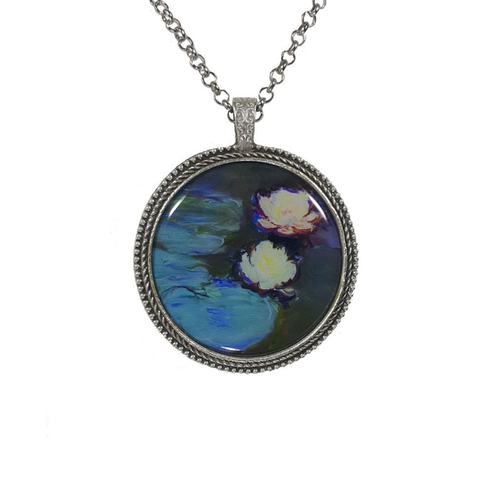 Monet - Water Lilies - Necklace - Pivada.com