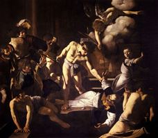 Show The Martyrdom of Saint Matthew, 1599-1600 details