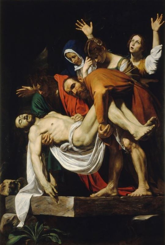 İsa’nın Mezara Konulması, 1603-1604 resmi
