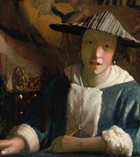 Show Girl with a Flute, 1665-1675 details