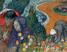 Show Memory of the Garden at Etten (Ladies of Arles), 1888 details