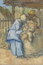 Show The Sheepshearer (after Millet), 1889 details