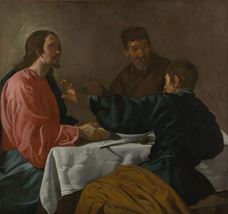 Show The Supper at Emmaus, 1622-1623 details