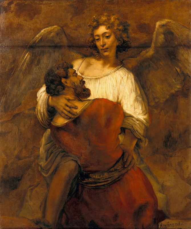 Picture for Jacob Wrestling with the Angel, c. 1659