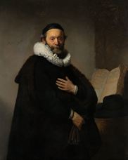 Show Portrait of Johannes Wtenbogaert, 1633 details