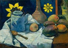 Show Still Life with Teapot and Fruit, 1896 details