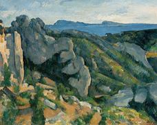 Show Cliffs in L'Estaque, 1882-1885 details