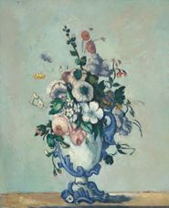 Show Flowers in a Rococo Vase, c. 1876 details