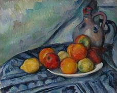 Show Fruit and a Jug on a Table, 1890-1894 details