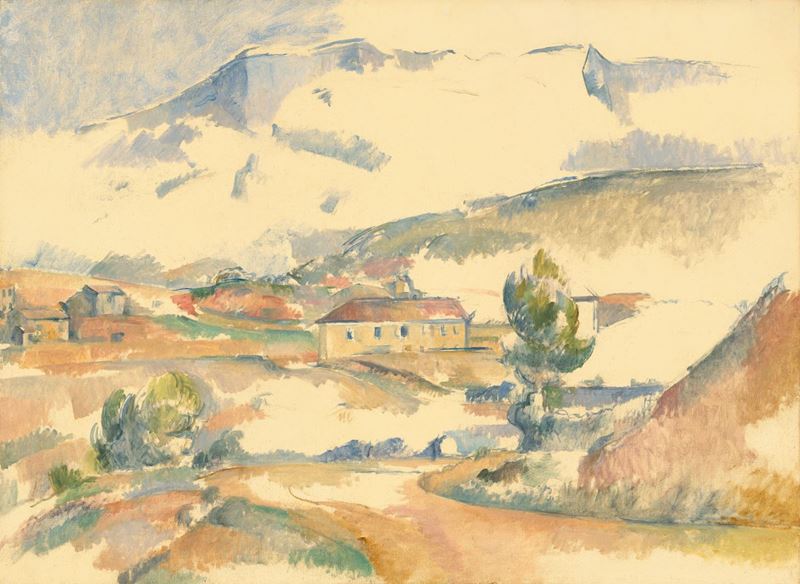 Sainte-Victoire Dağı, 1887 dolayları resmi