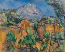 Show Mont Sainte-Victoire Seen from the Bibémus Quarry, c. 1897 details