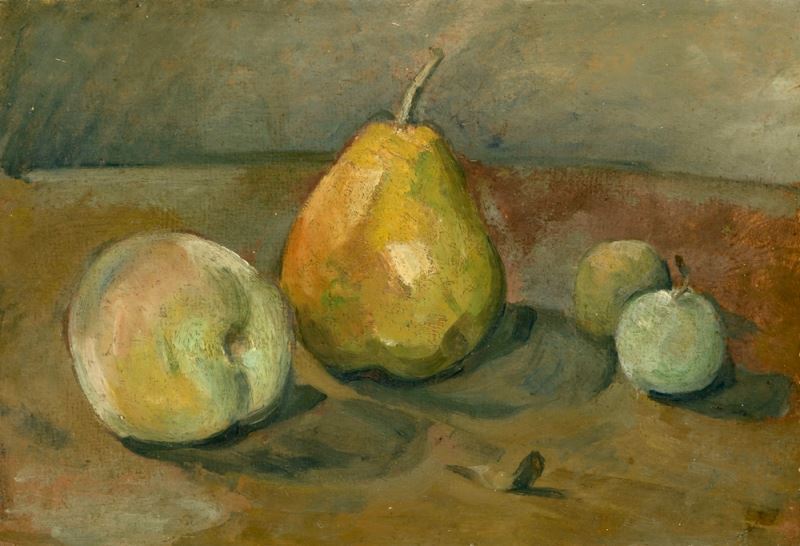 Natürmort, Armut ve Yeşil Elmalar, 1873 dolayları resmi