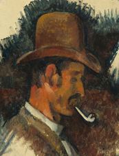 Show Man with Pipe, 1892-1896 details