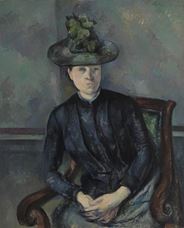 Show Madame Cézanne with Green Hat, 1891-1892 details