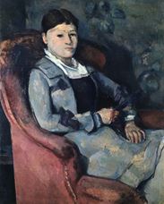 Yelpaze ile Madam Cézanne, 1878-1888