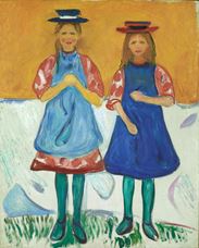 Show Two Girls with Blue Aprons, 1904-1905 details