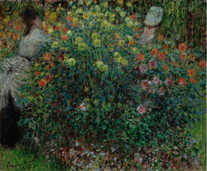 Picture for Two Women among the Flowers, 1875