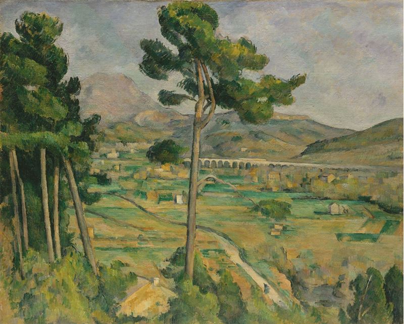 Picture for Mont Sainte-Victoire and the Viaduct of the Arc River Valley, 1882-1885