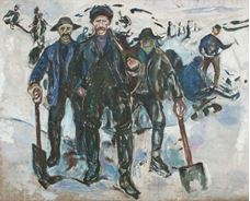 Show Workers in the Snow, 1913-1915 details