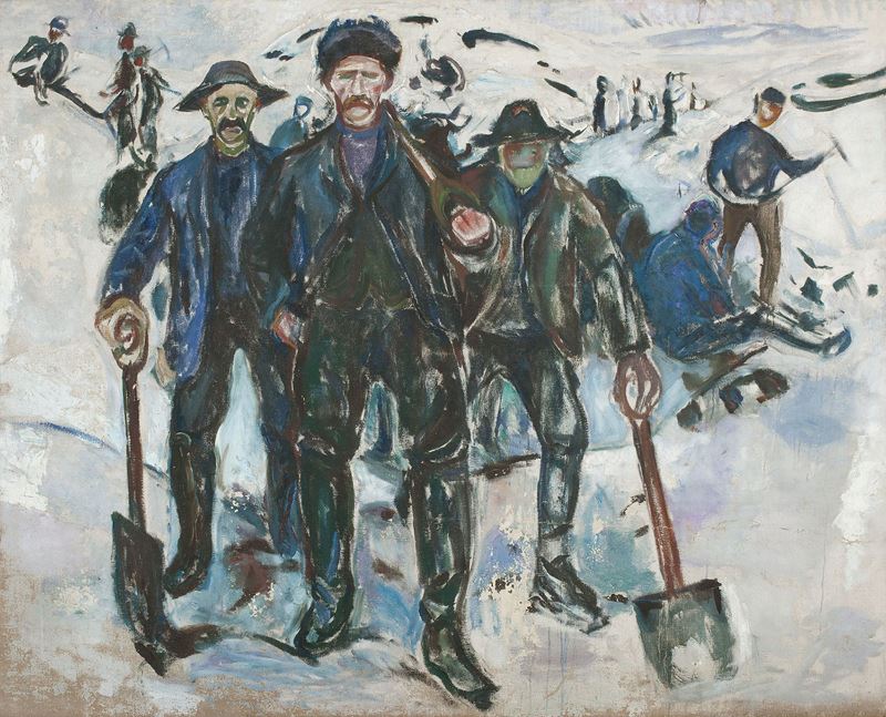 Picture for Workers in the Snow, 1913-1915