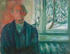 Show Self-Portrait by the Window, c. 1940 details