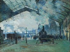 Saint-Lazare Garı, Normandiya Treninin Varışı, 1877