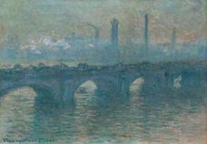 Show Waterloo Bridge, Gray Weather, 1900 details