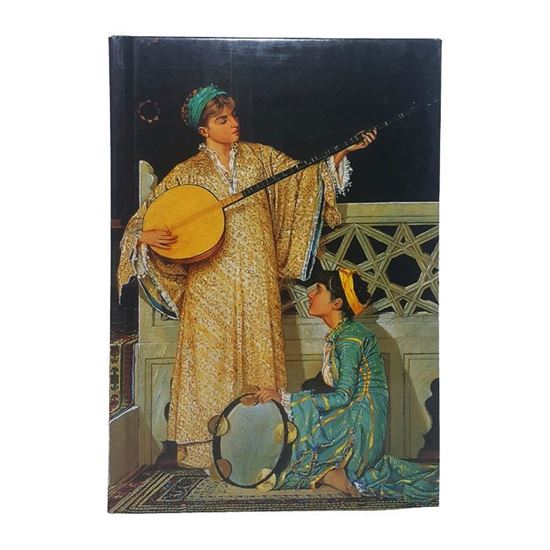 Osman Hamdi Bey - İki Müzisyen Kız - Büyük Boy Defter