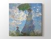 Monet - Şemsiyeli Kadın - Kanvas Tablo