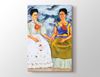 Frida - İki Frida - Kanvas Tablo