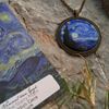 Van Gogh - Yıldızlı Gece - Kolye