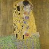 Klimt - Öpücük - Ahşap Mumluk