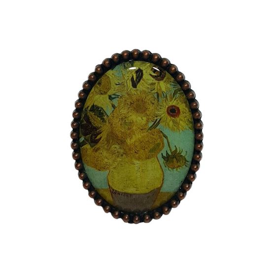 Van Gogh Sunflowers Ring