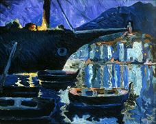 Show Port of Cadaqués (Night), c. 1918 details