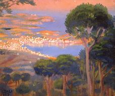 Show View of Cadaqués with Shadow of Mount Paní, 1917 details