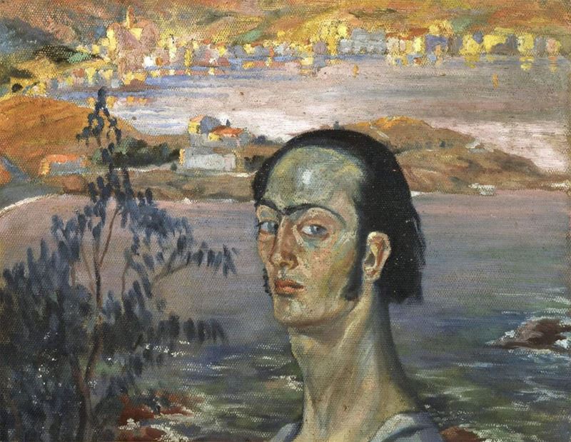 Picture for Self-Portrait with Raphaelesque Neck, c. 1921