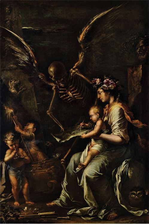 İnsan Hayatının Kısırlığı / 1656 dolayları - Salvator Rosa picture