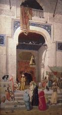 Show At the Mosque Door, 1891 details