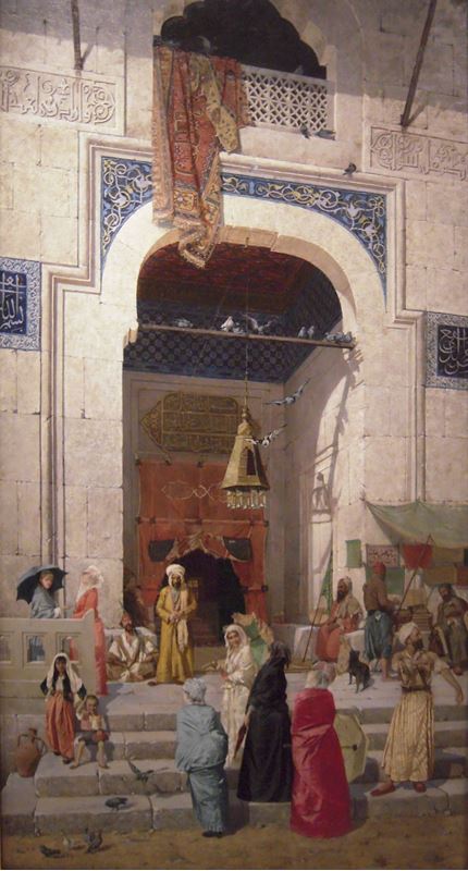 Cami Kapısında, 1891 resmi