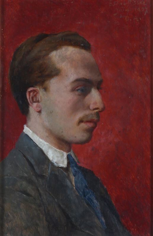 Genç Erkek Portresi, 1907 resmi