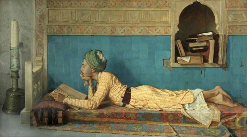 Picture for A Young Emir Studying, 1905