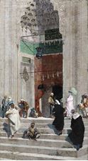 Show In Front of the Green Mosque, 1882 details