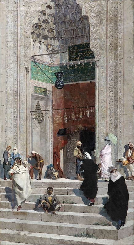 Picture for In Front of the Green Mosque, 1882