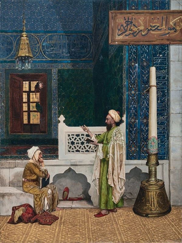 Picture for Quranic Instruction, Green Mosque, 1890